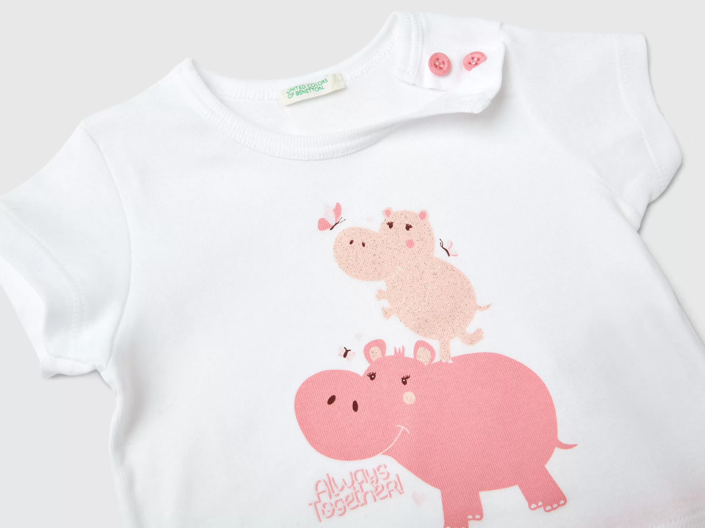 Babygrow Color Block Em Algodão Organico^Benetton Best Sale