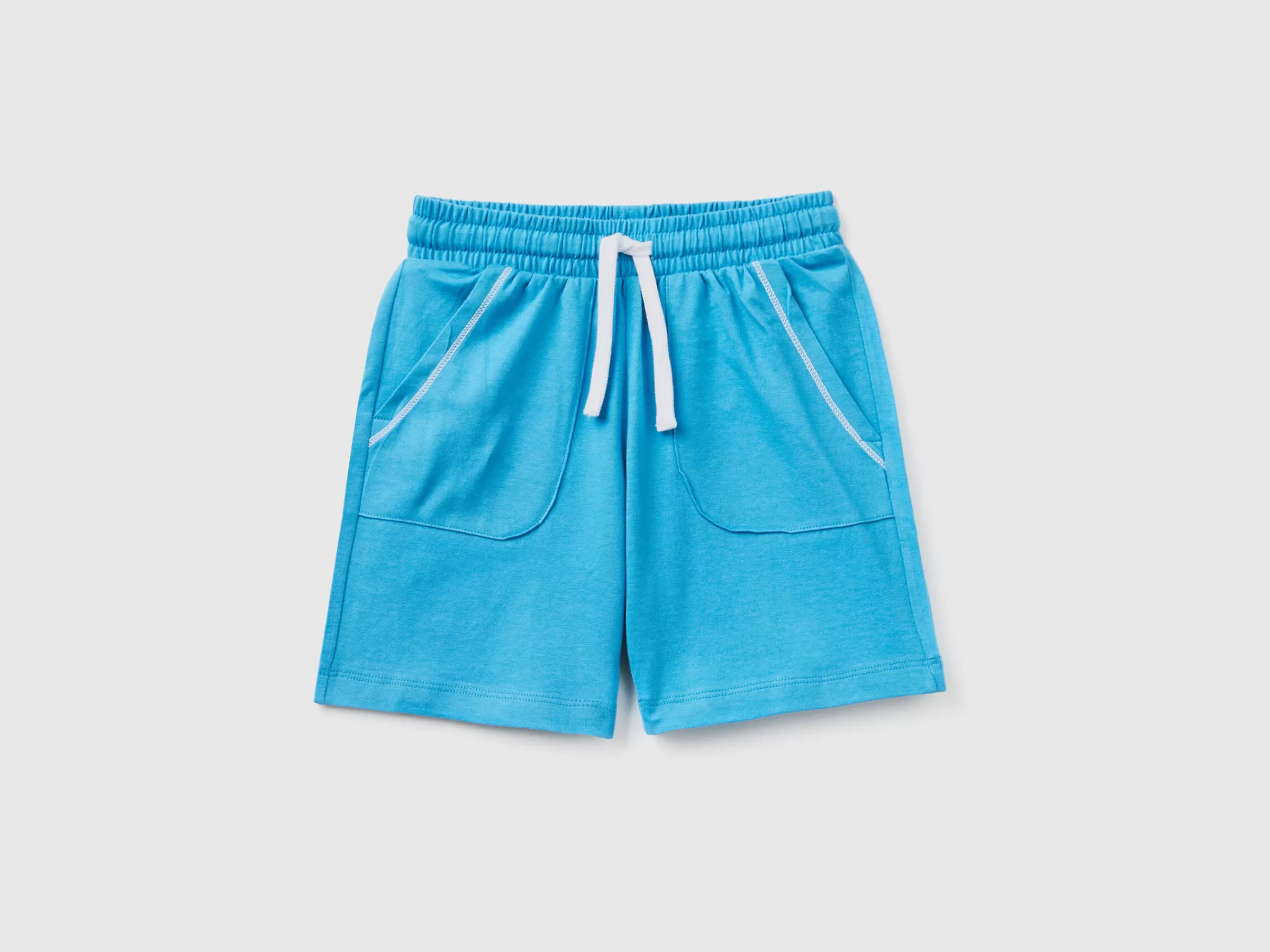 Bermudas Com Cordao De Ajuste Regular Fit^Benetton Store