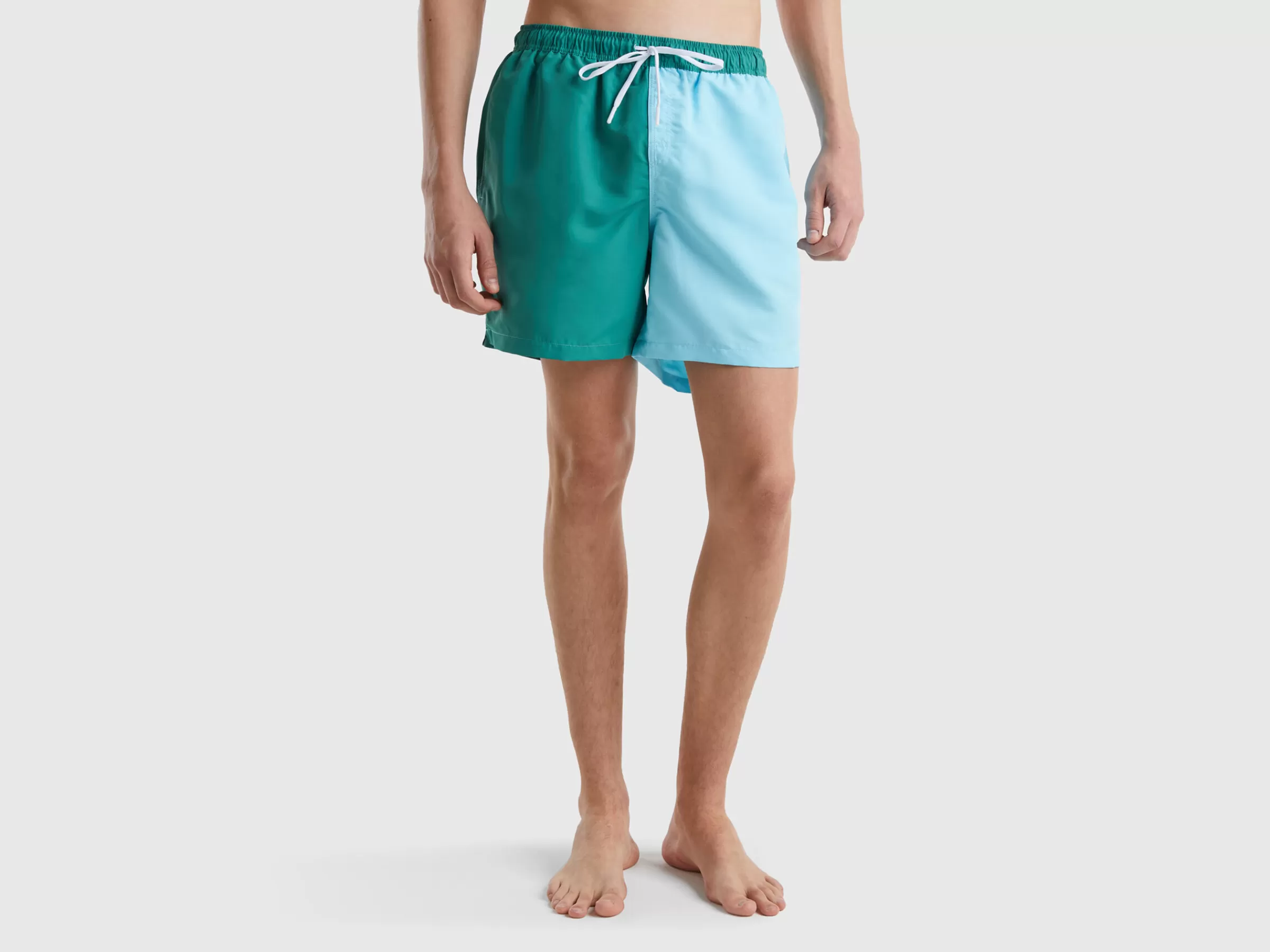 Boxers De Banho Color Block^Benetton Best Sale