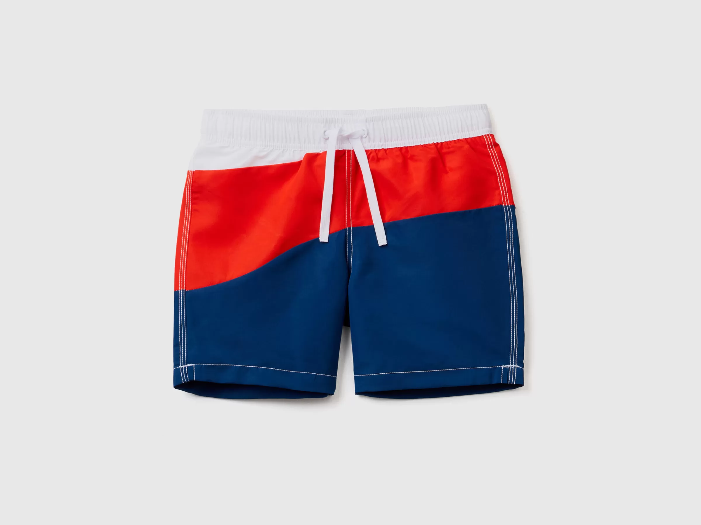 Boxers De Banho Color Block^Benetton New
