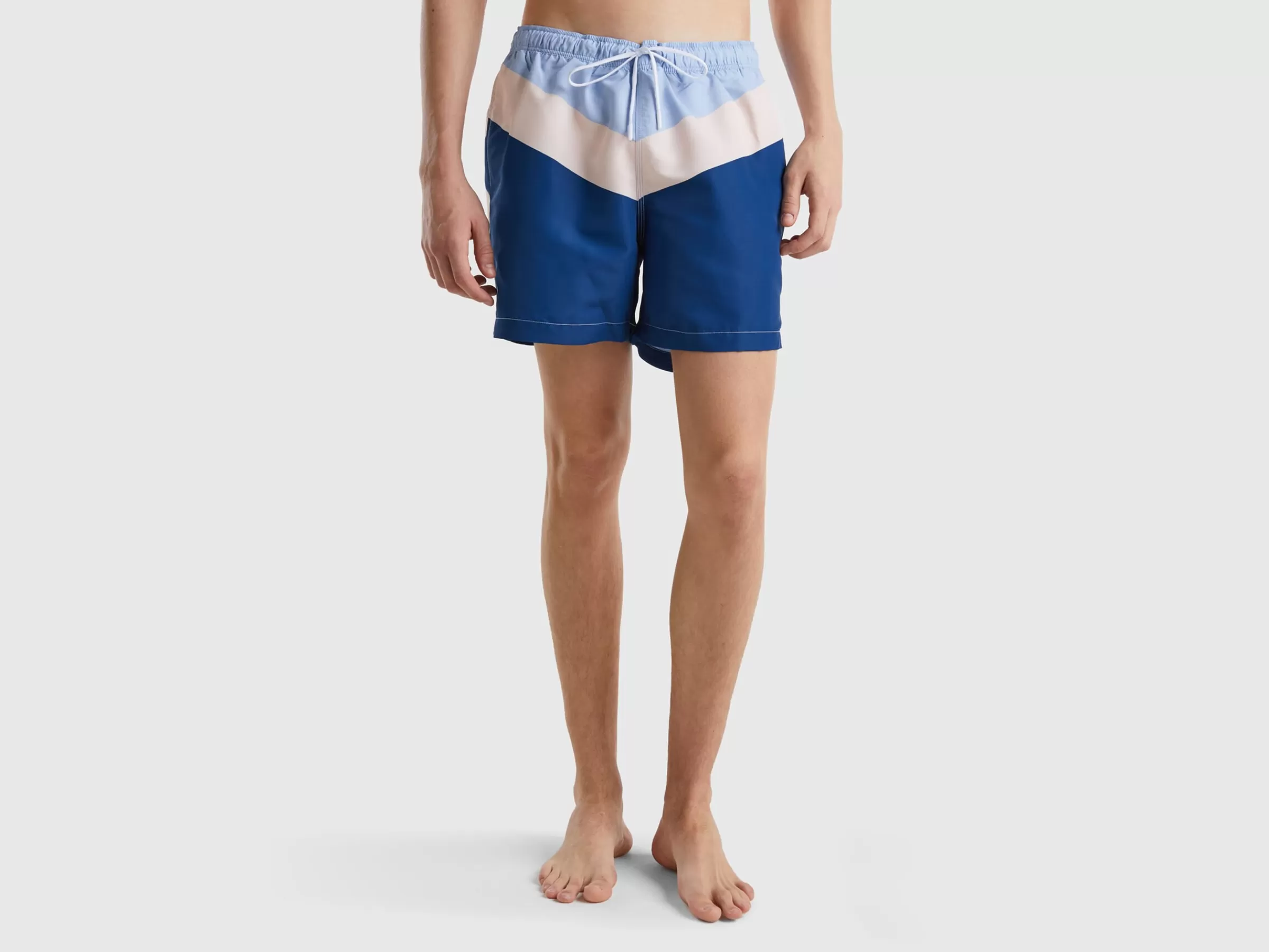 Boxers De Banho Color Block^Benetton Flash Sale