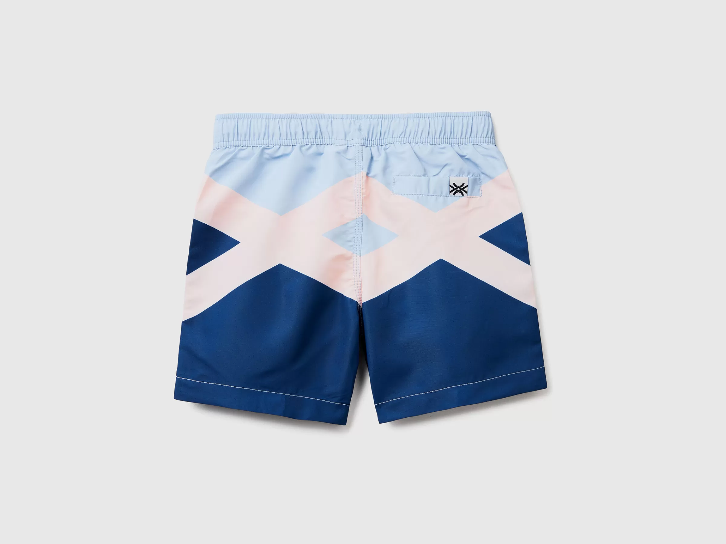 Boxers De Banho Color Block^Benetton Cheap