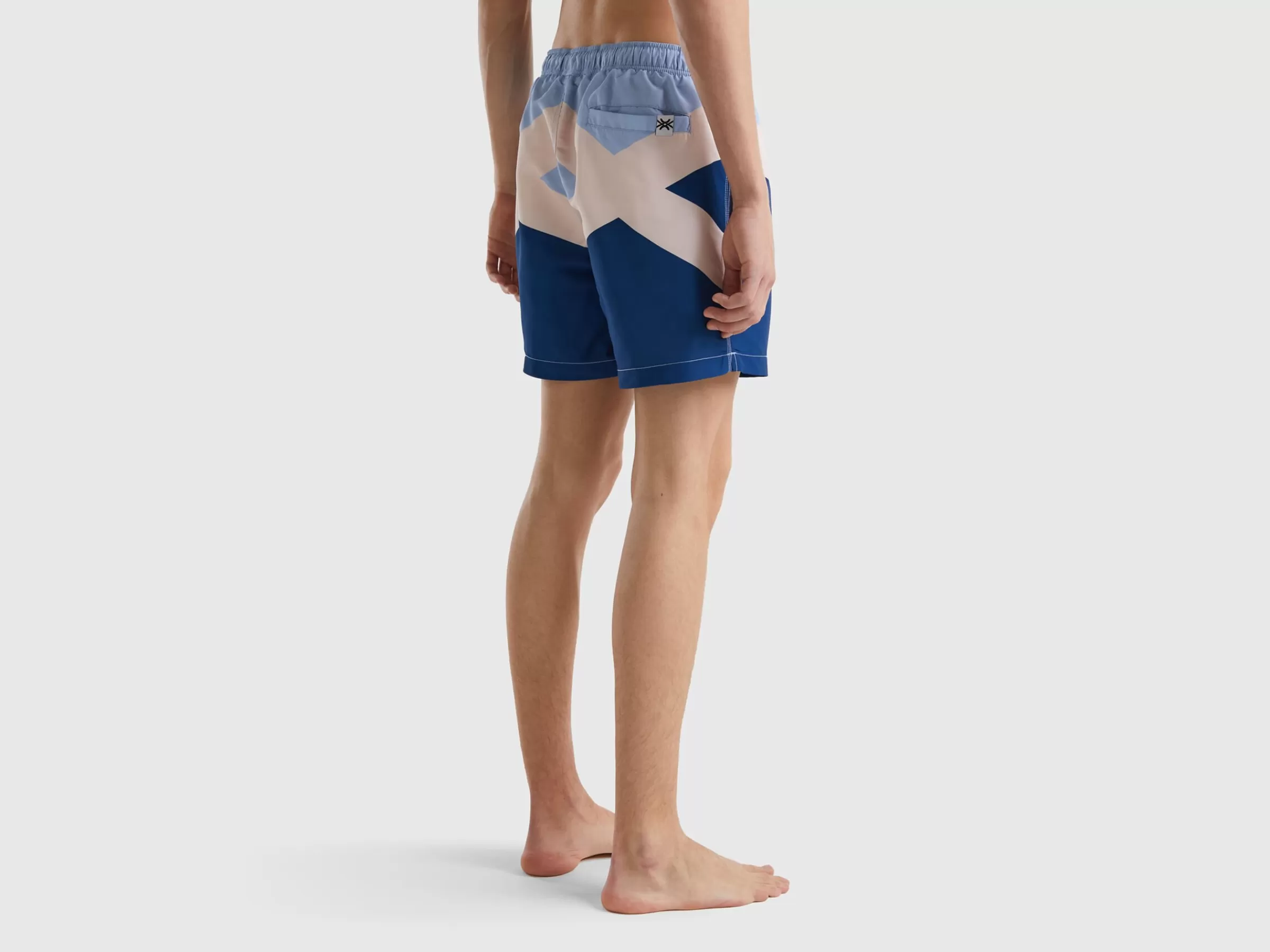 Boxers De Banho Color Block^Benetton Flash Sale