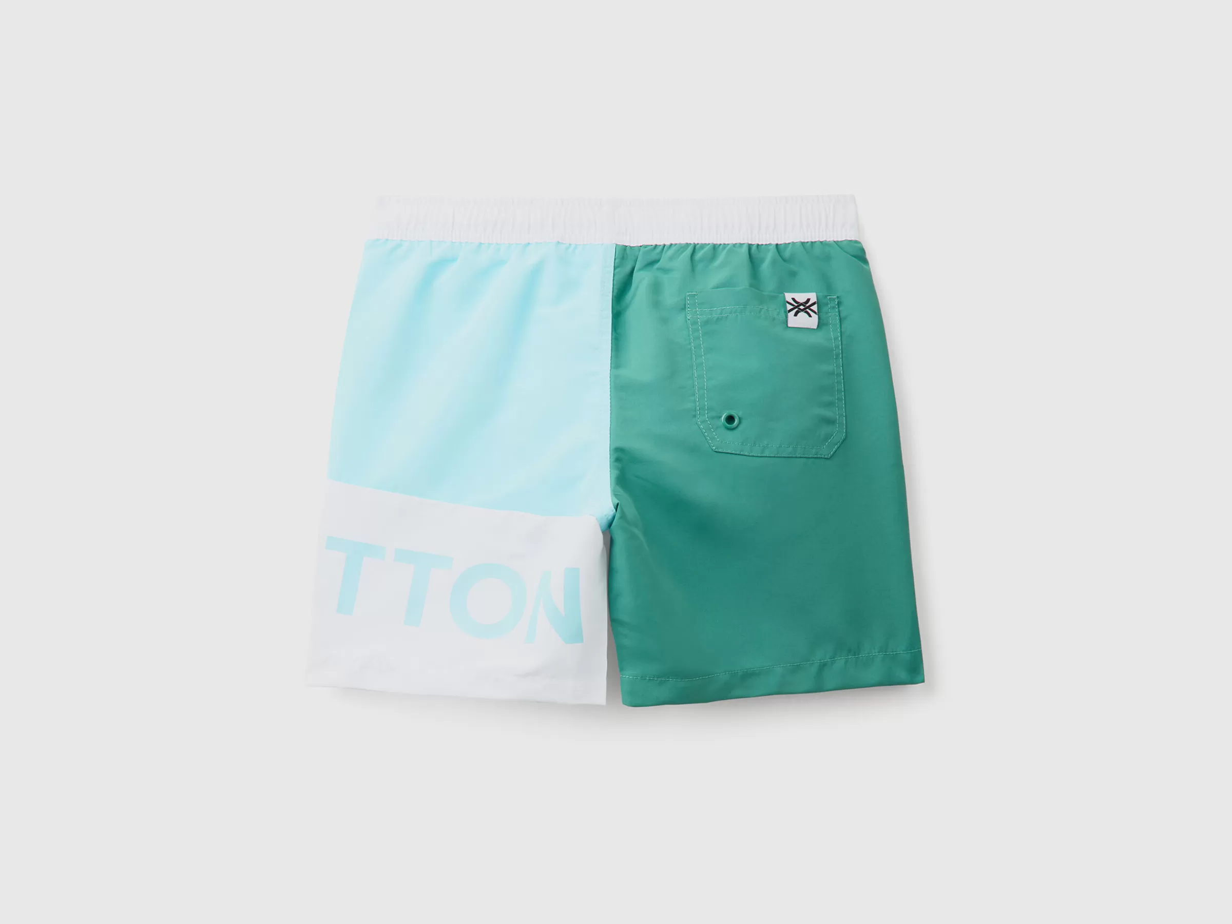 Boxers De Banho Color Block Com Logotipo^Benetton Clearance