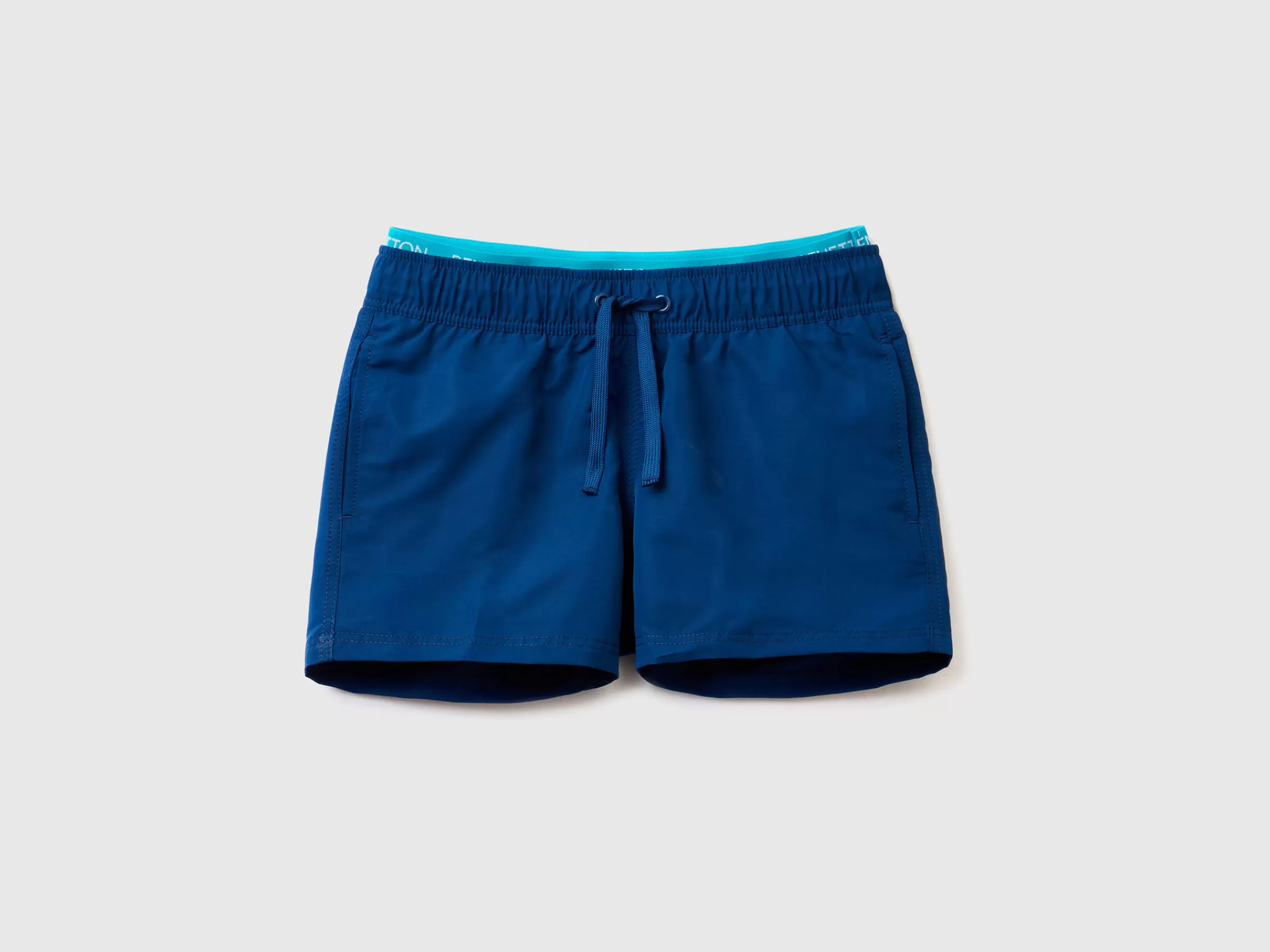 Boxers De Banho Com Elastico Logotipo^Benetton Sale
