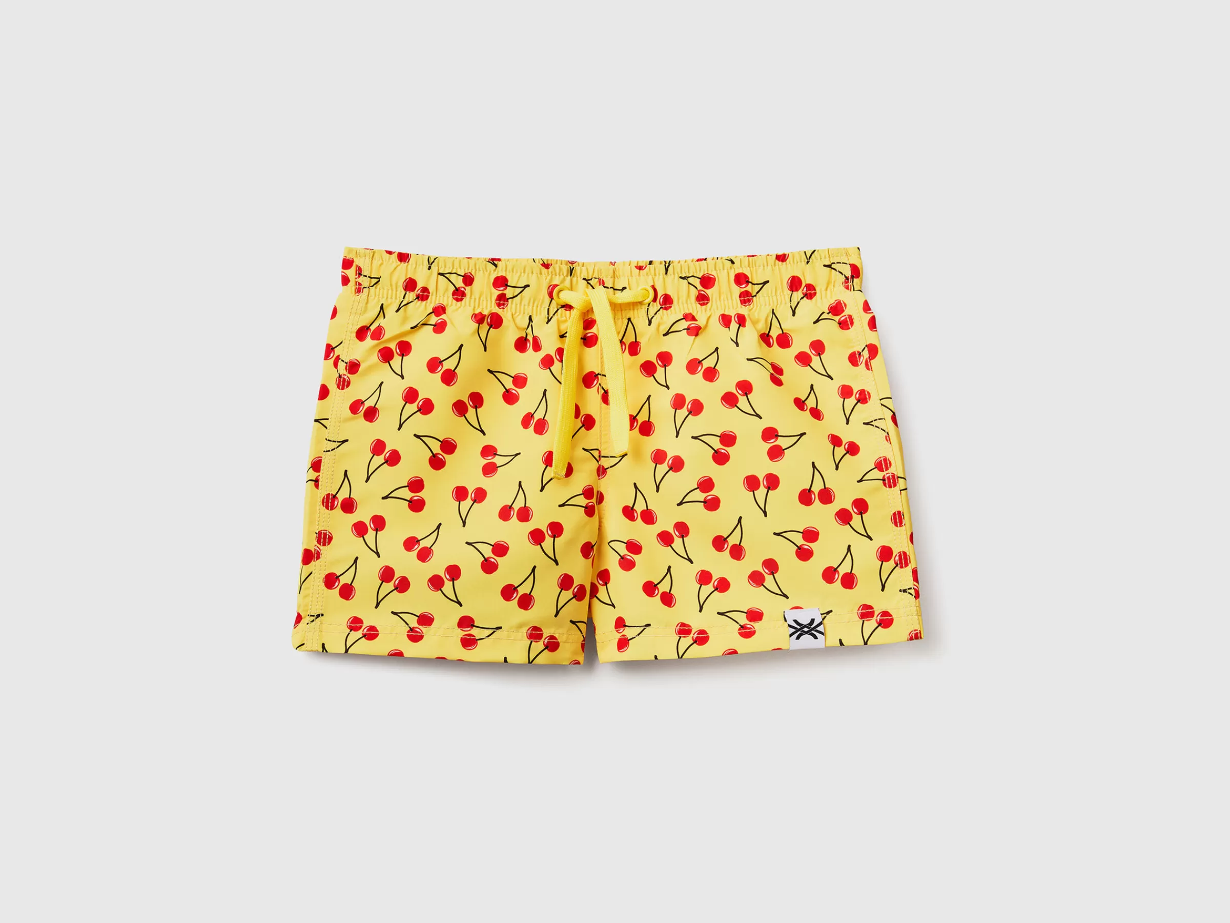 Boxers De Banho S Com Padrao Cerejas^Benetton New