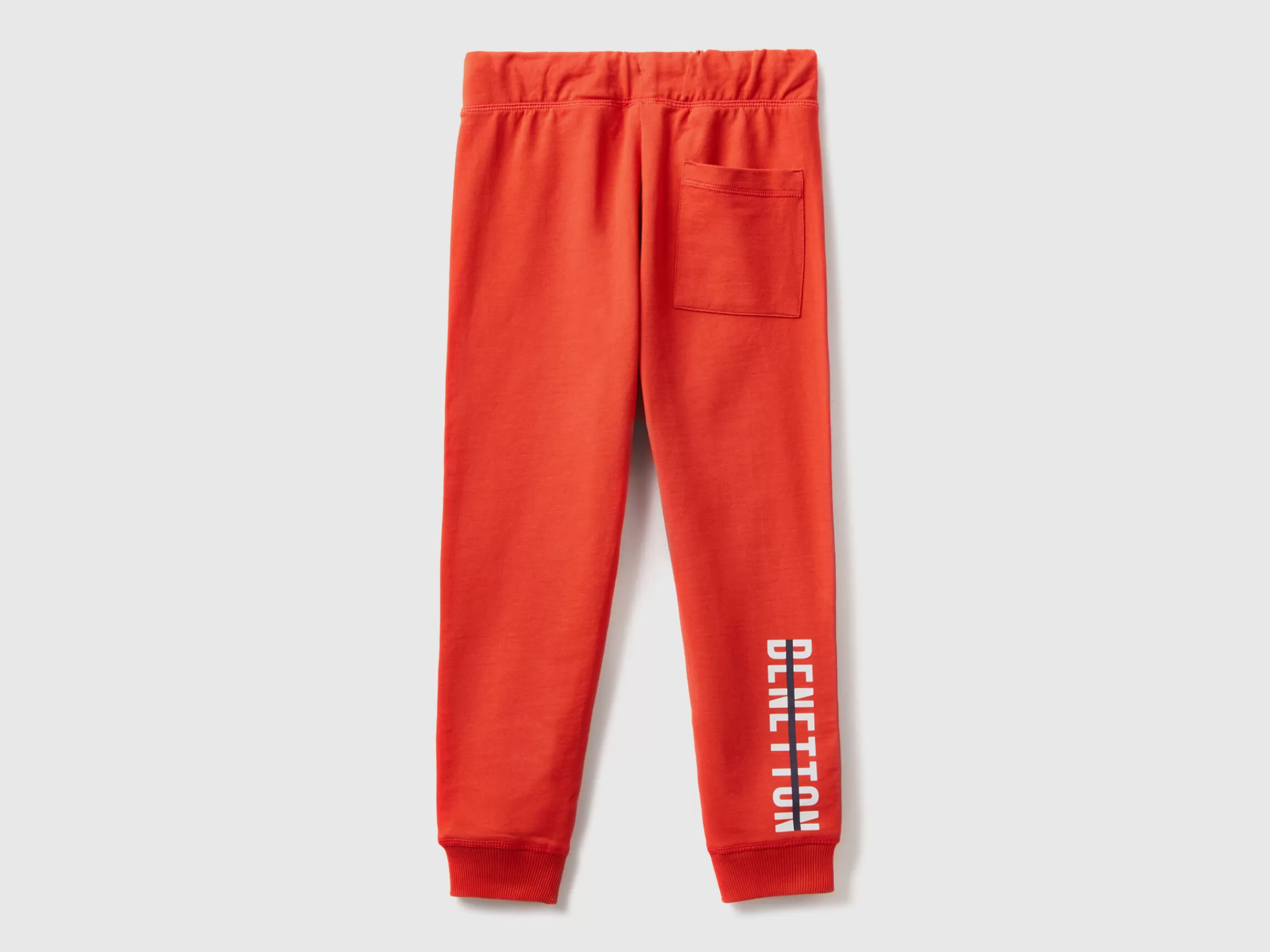 Calças Em Felpo Com Logotipo^Benetton Online