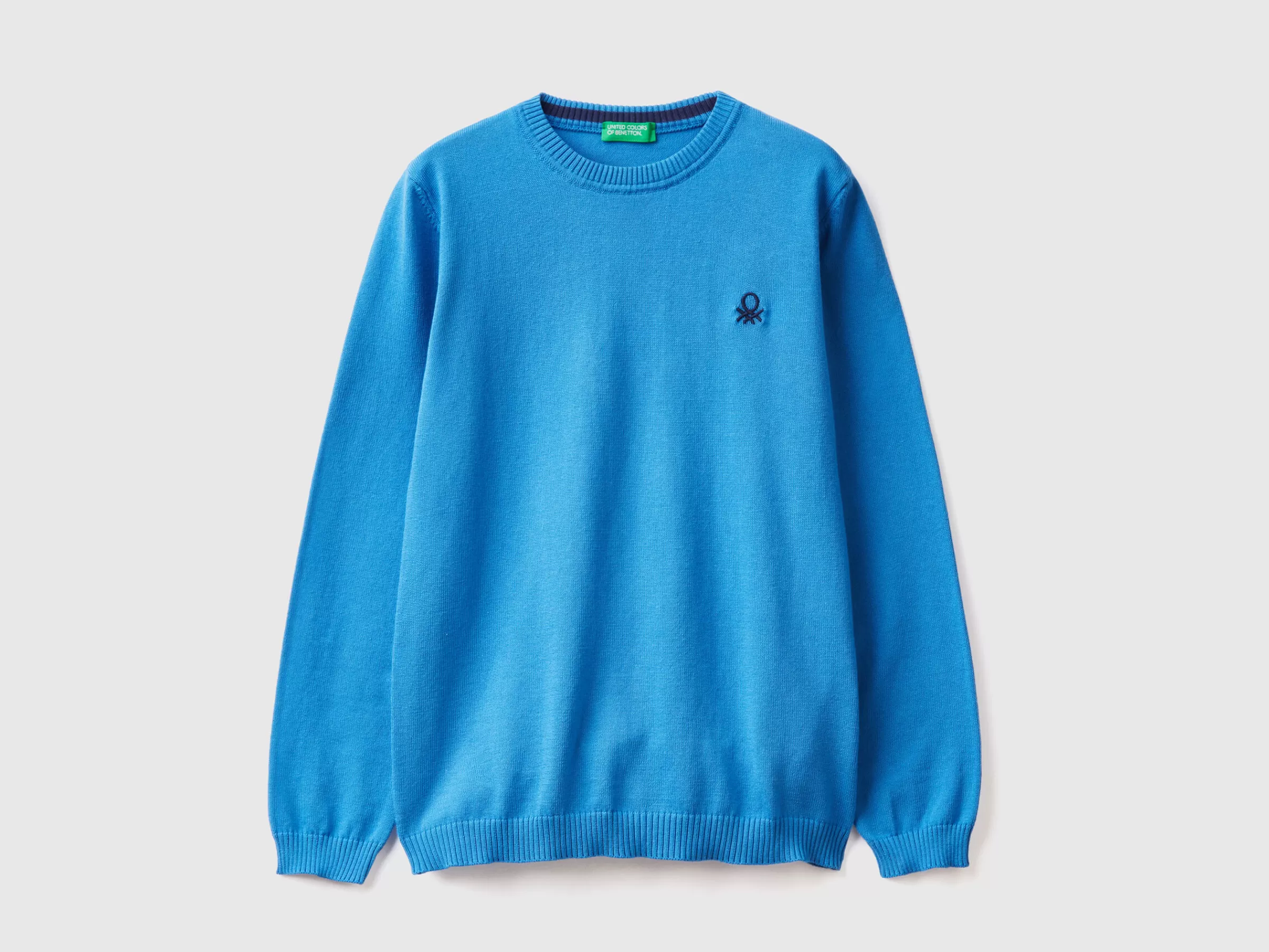 Camisola Em Algodão Quente Com Logotipo^Benetton Online
