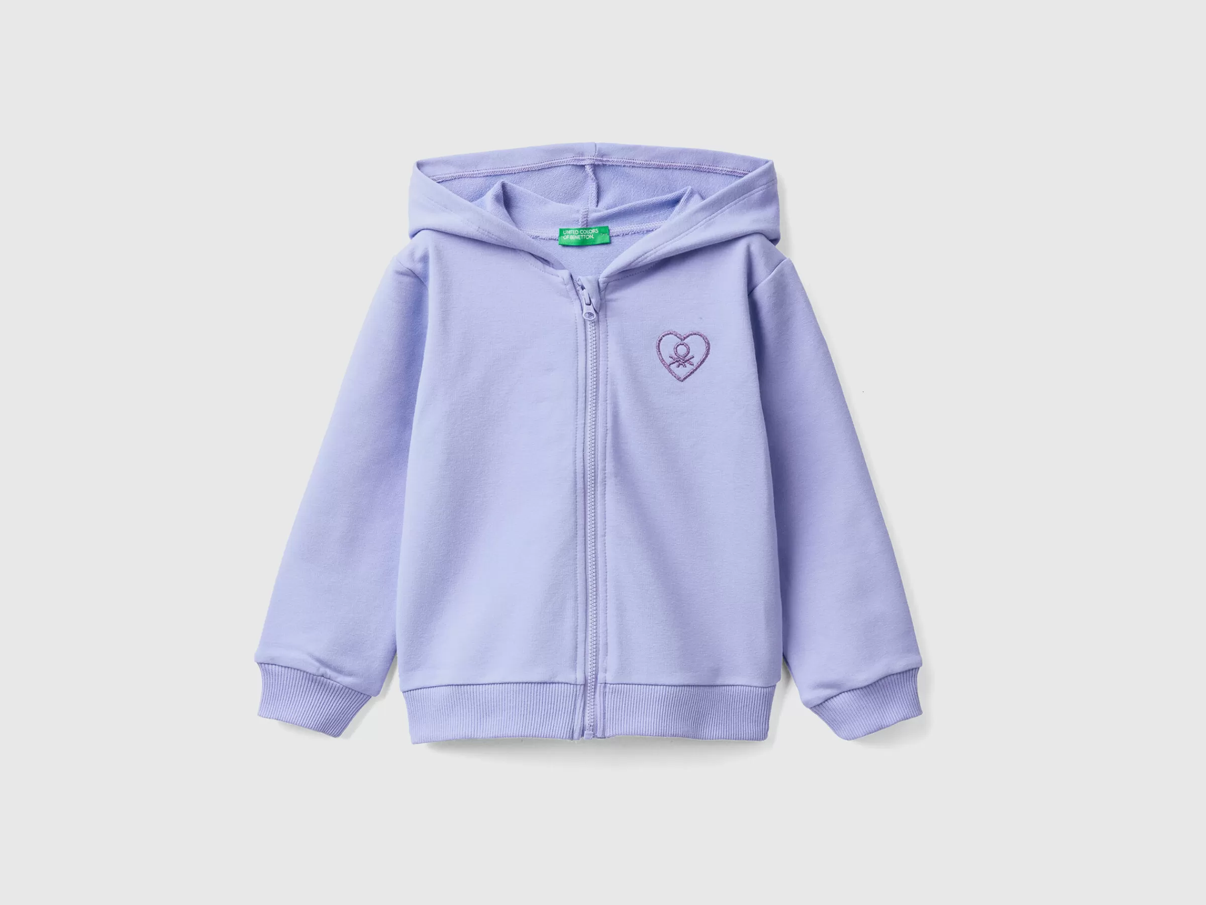 Casaco Com Fecho De Correr E Capuz^Benetton Clearance