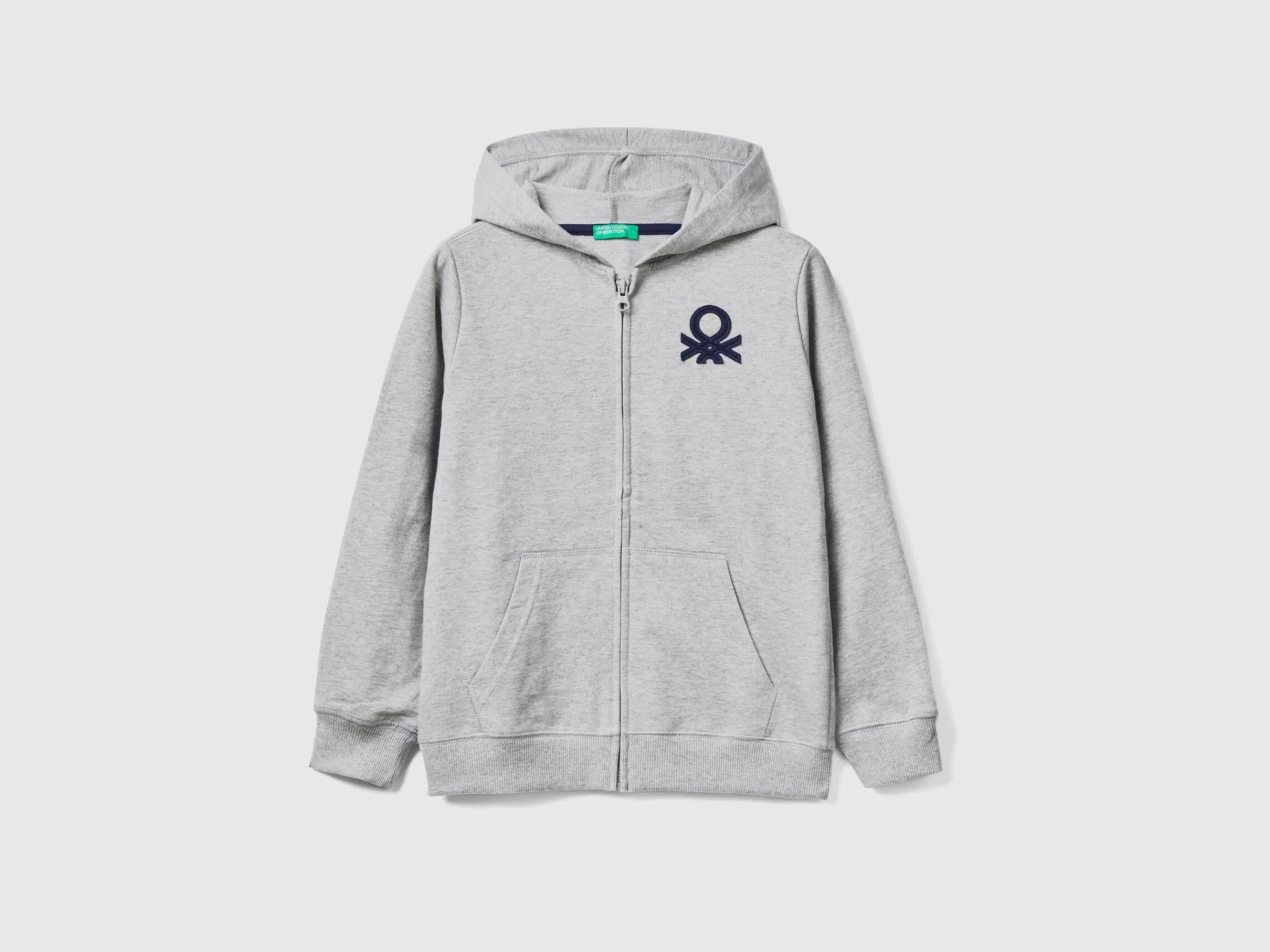Casaco Com Fecho De Correr E Capuz^Benetton Fashion