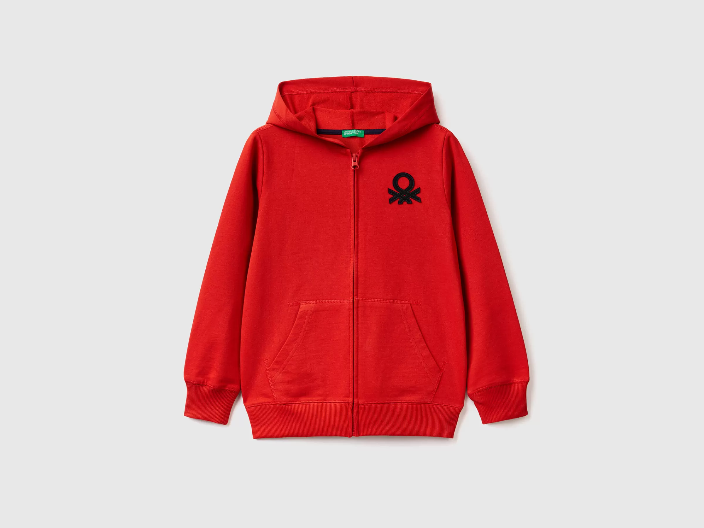 Casaco Com Fecho De Correr E Capuz^Benetton Fashion