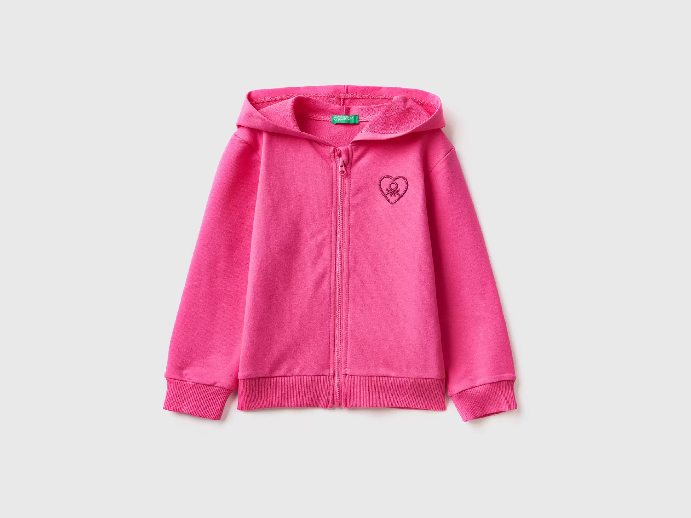 Casaco Com Fecho De Correr E Capuz^Benetton Cheap