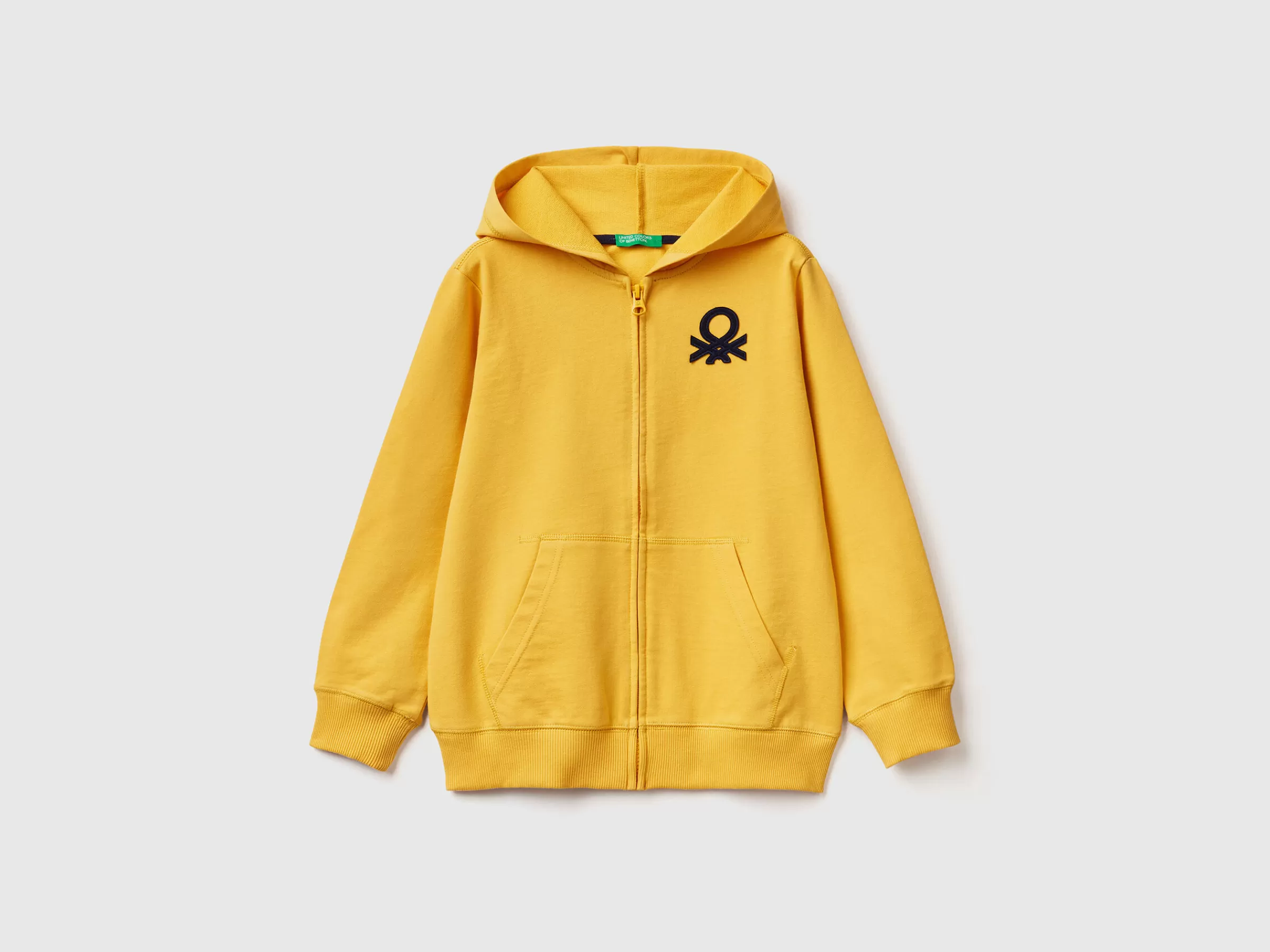 Casaco Com Fecho De Correr E Capuz^Benetton Outlet