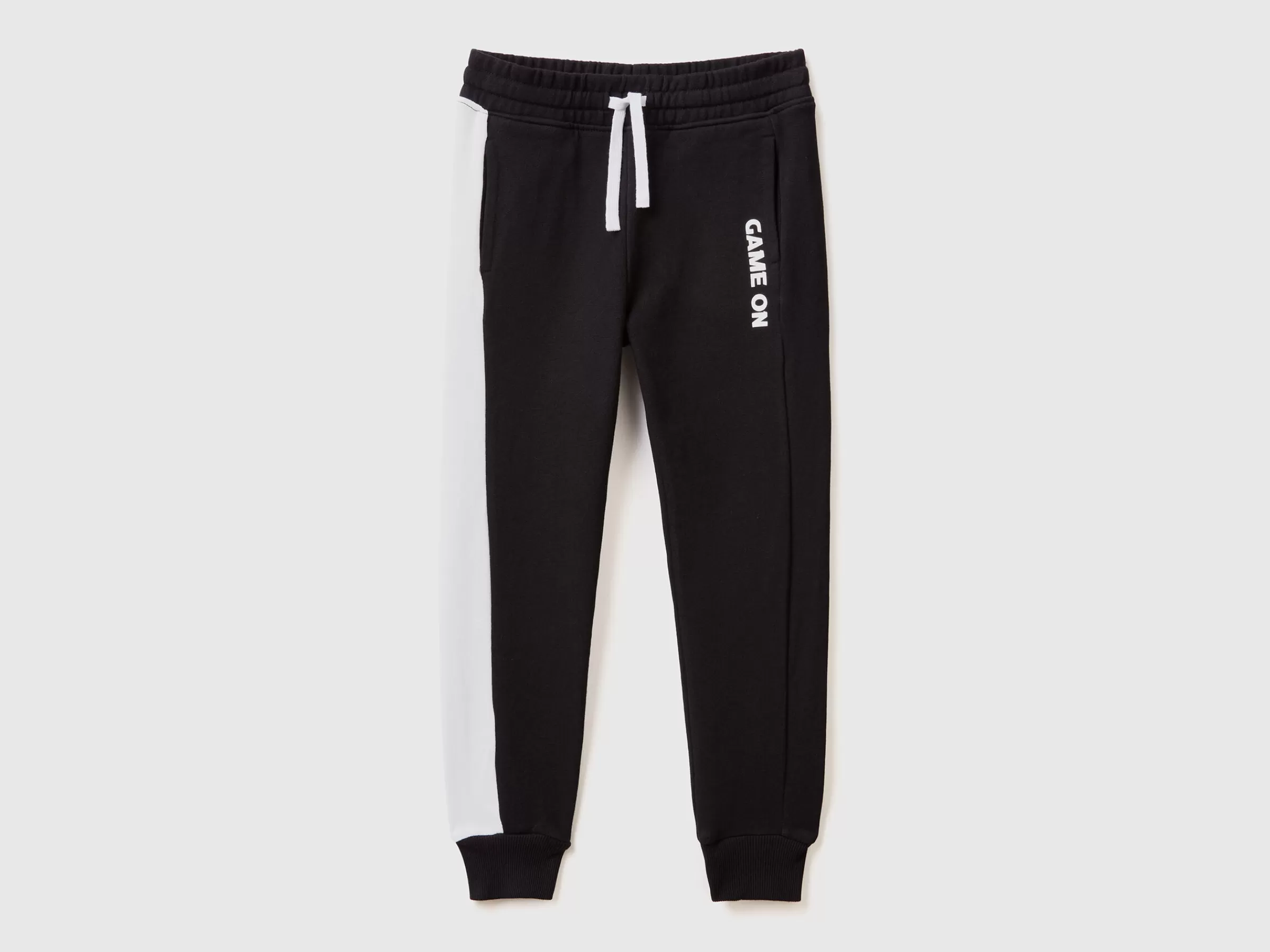 Joggers Com Faixa Em Contraste^Benetton Best