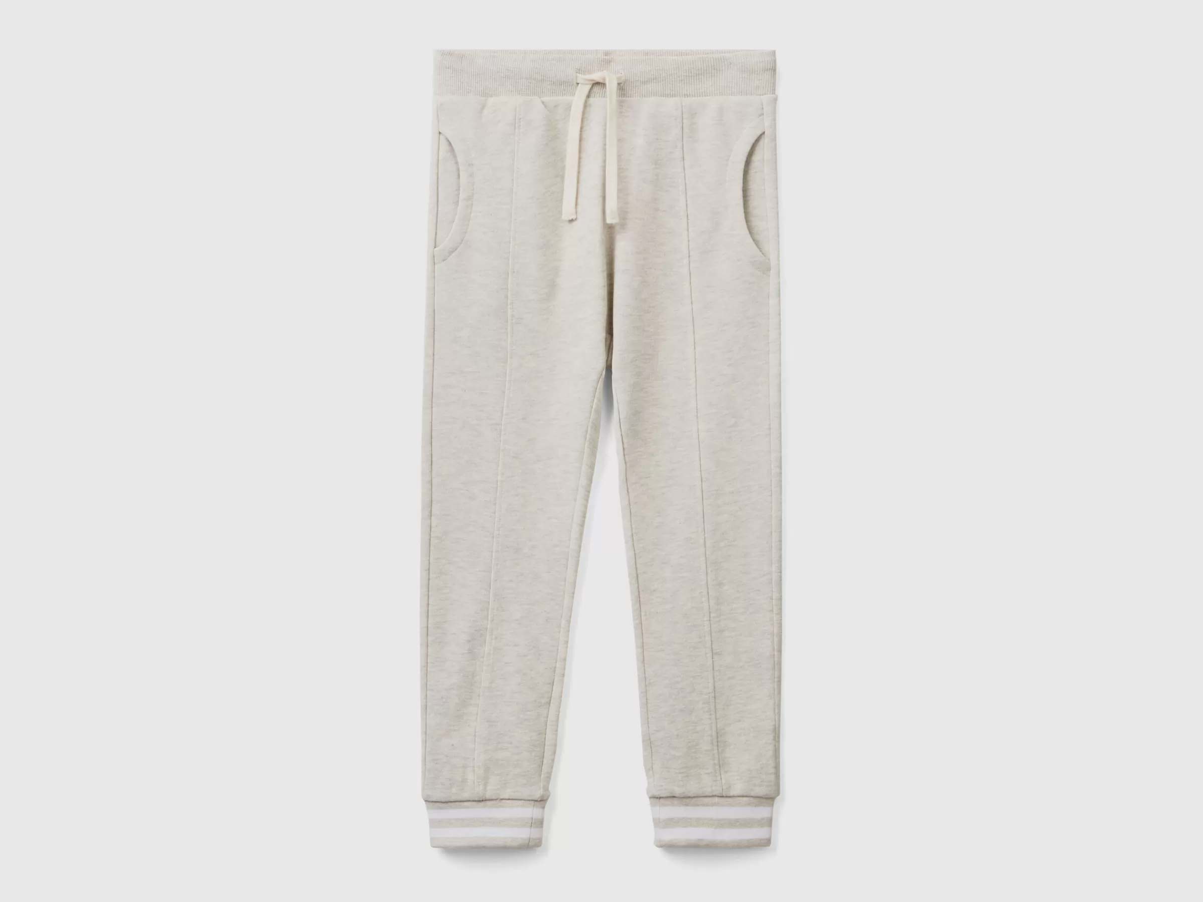 Joggers Em Felpo Com Cordao De Ajuste^Benetton Discount
