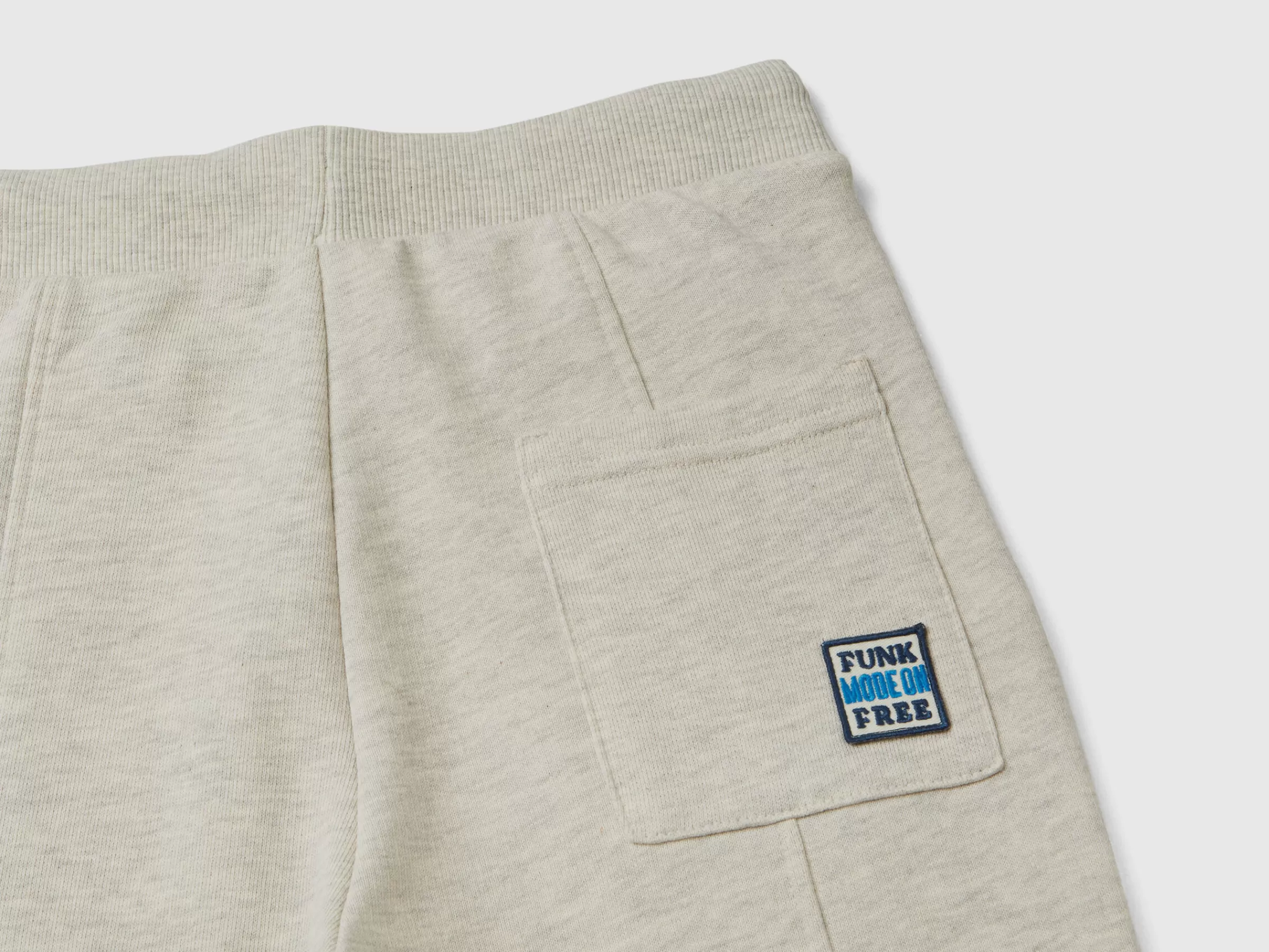 Joggers Em Felpo Com Cordao De Ajuste^Benetton Discount