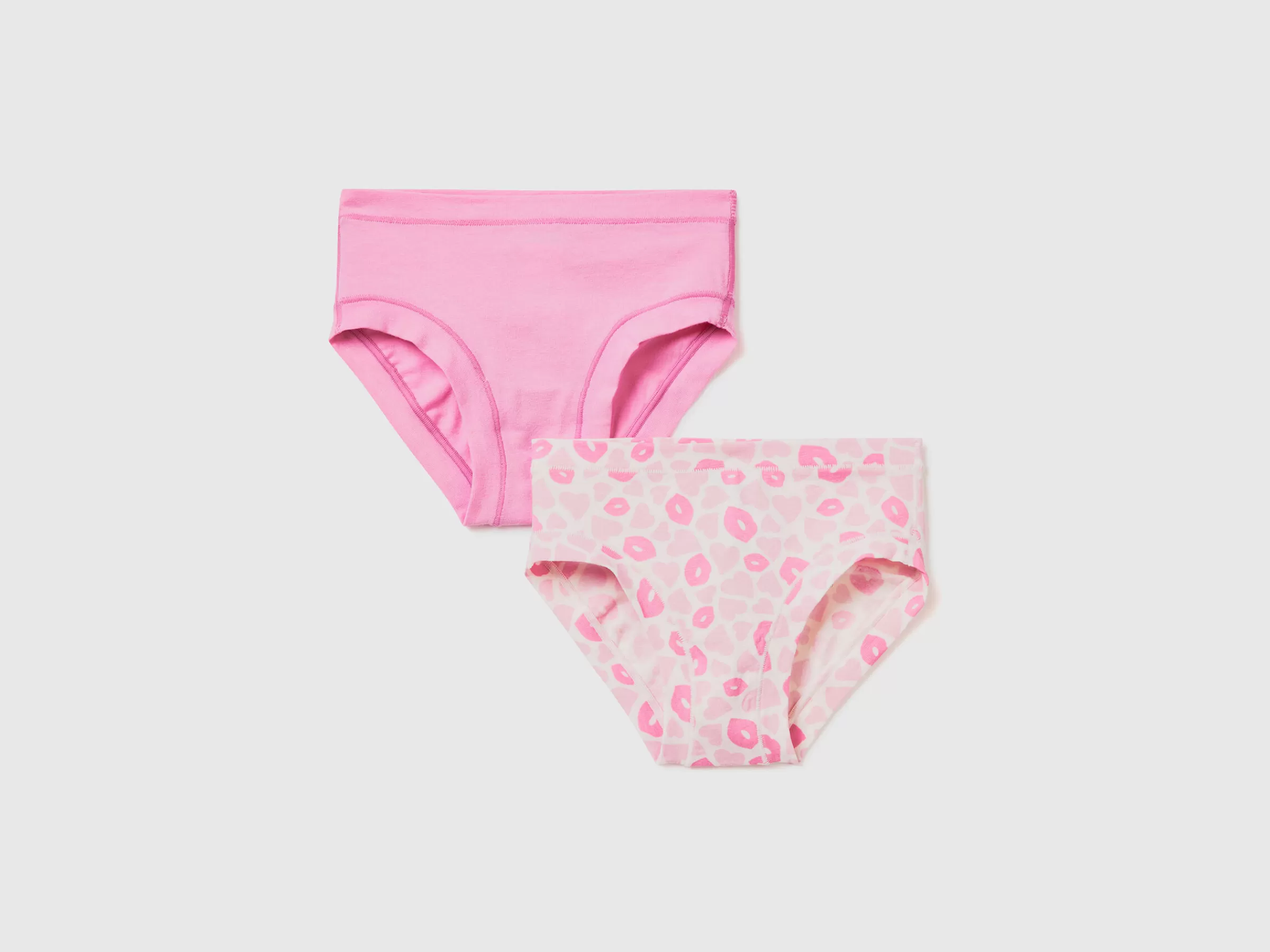 Set De Dois Slips Em Algodão Organico Super Stretch^Benetton Clearance