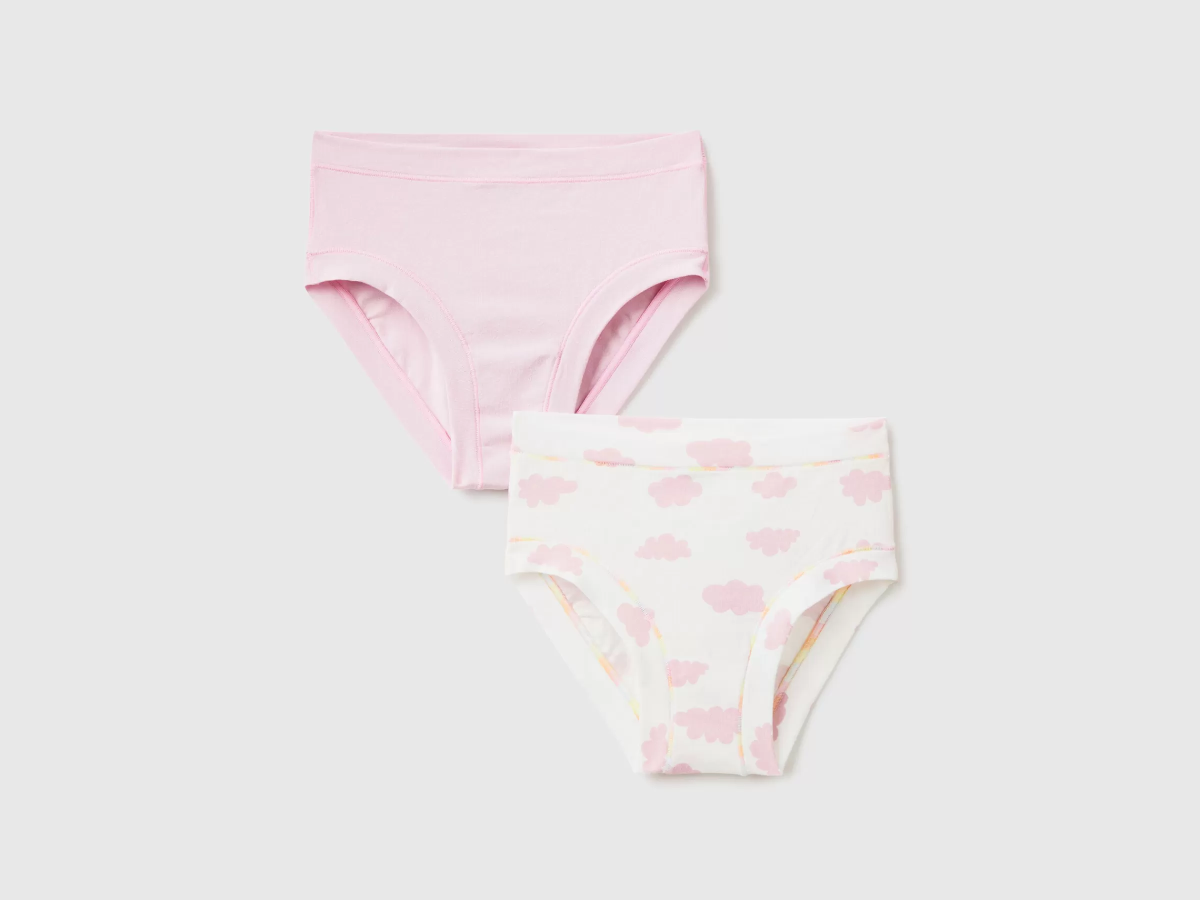 Set De Dois Slips Em Algodão Organico Super Stretch^Benetton Best