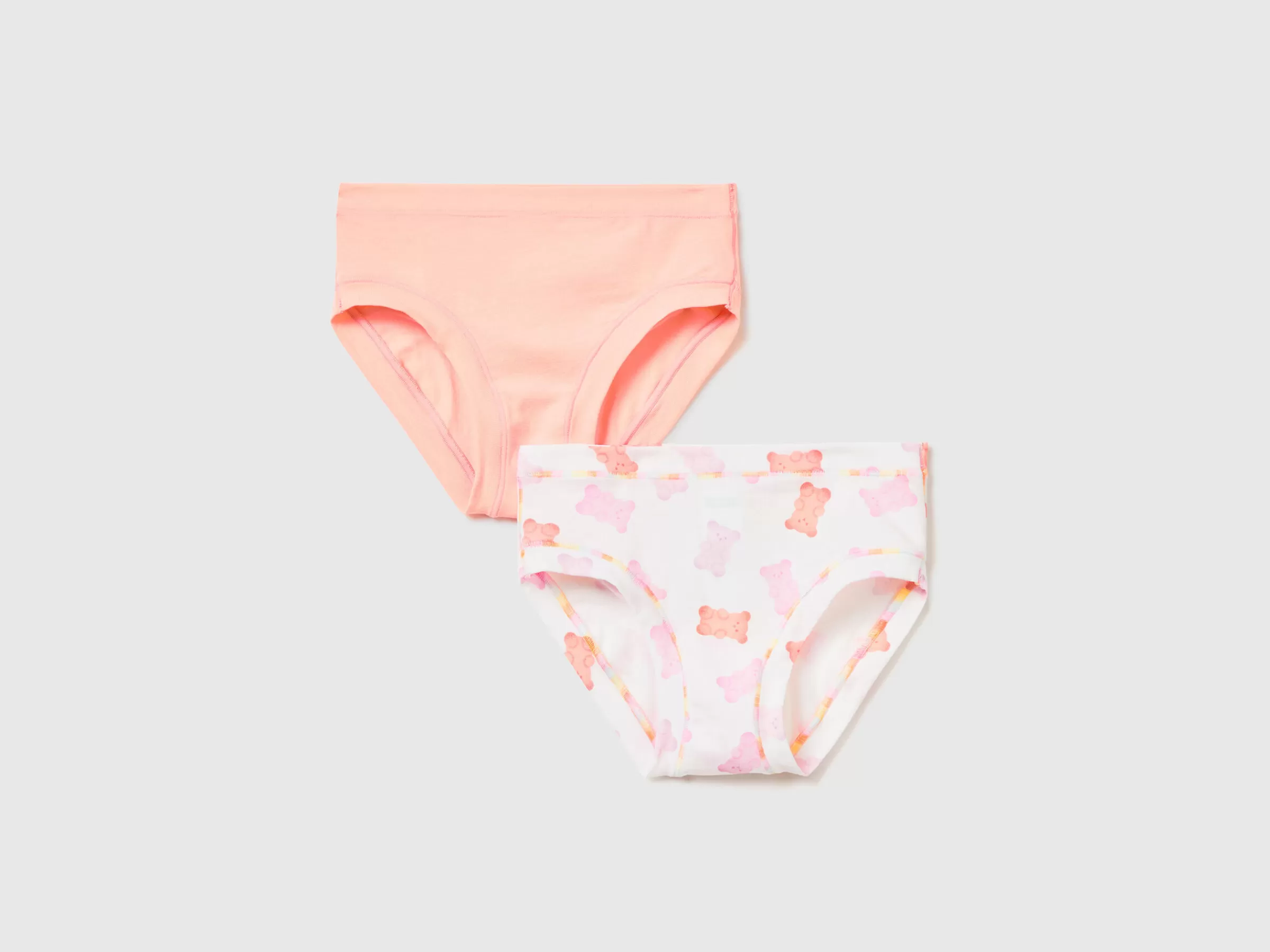 Set De Dois Slips Em Algodão Organico Super Stretch^Benetton Store
