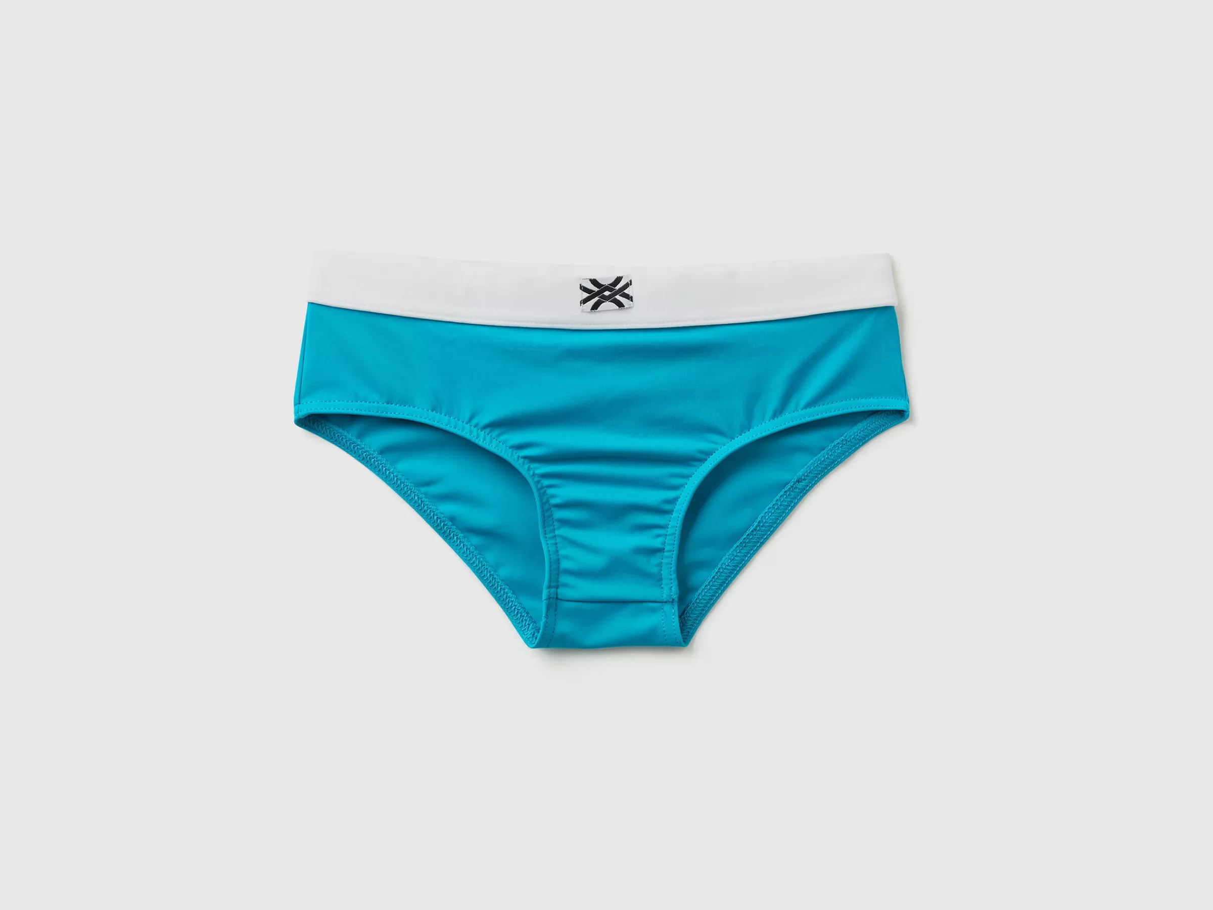 Slip De Banho Com Cordao De Ajuste Em Econyl®^Benetton Shop