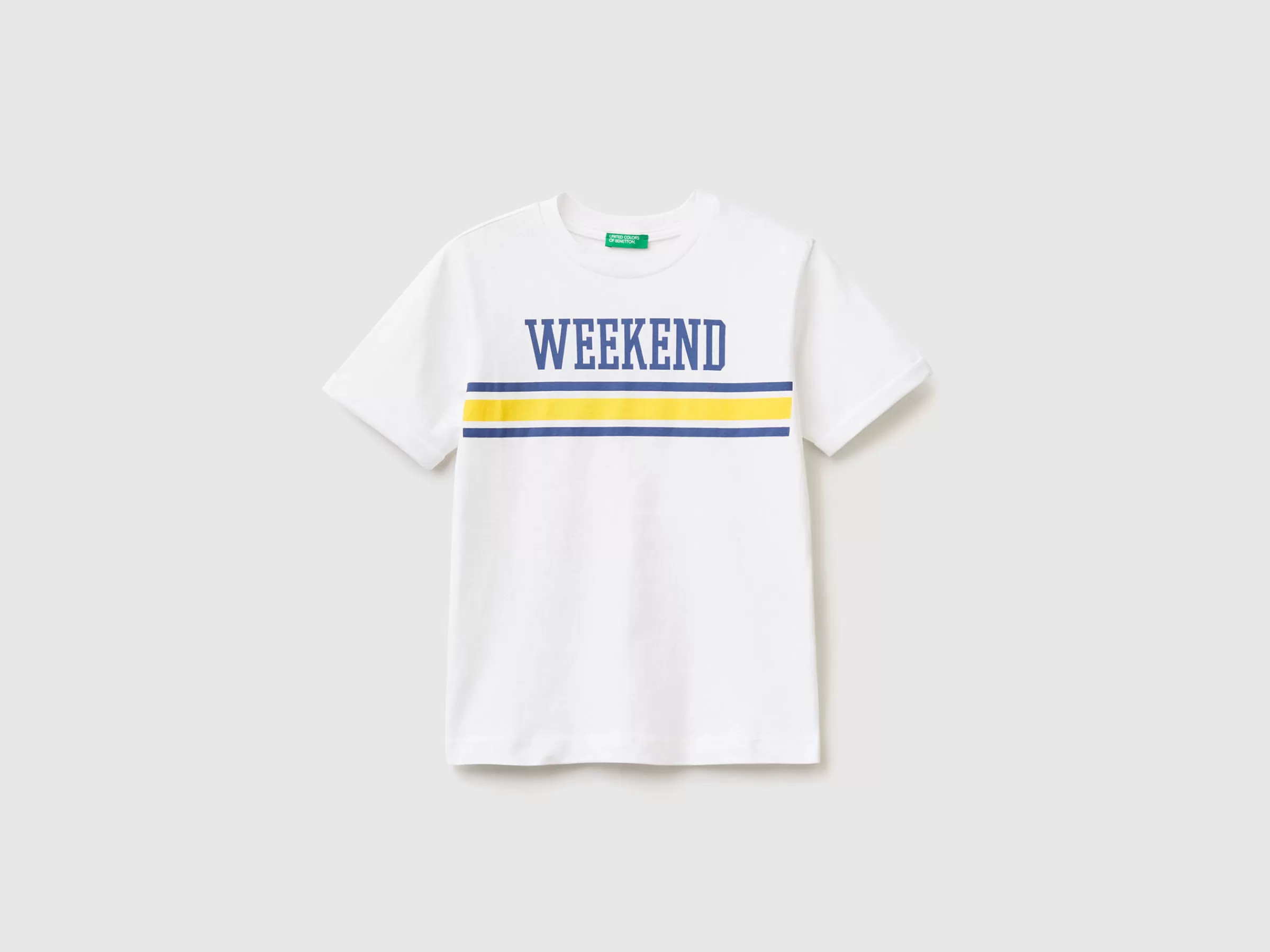 T-Shirt Com Estampa Lettering^Benetton Best