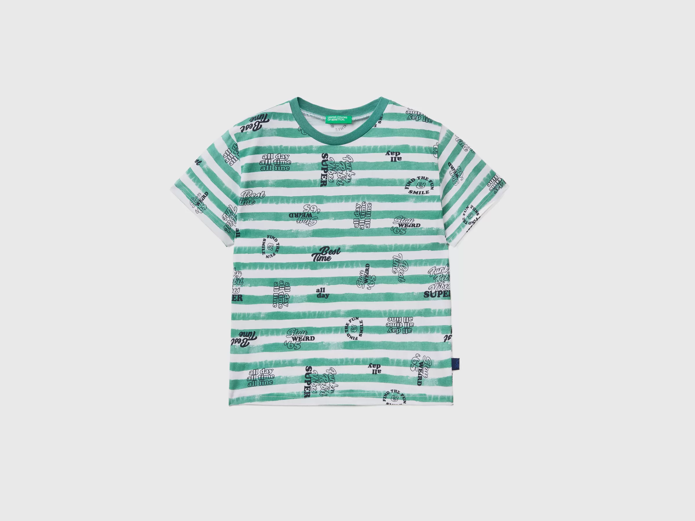 T-Shirt Padrao 100% Algodão^Benetton Fashion
