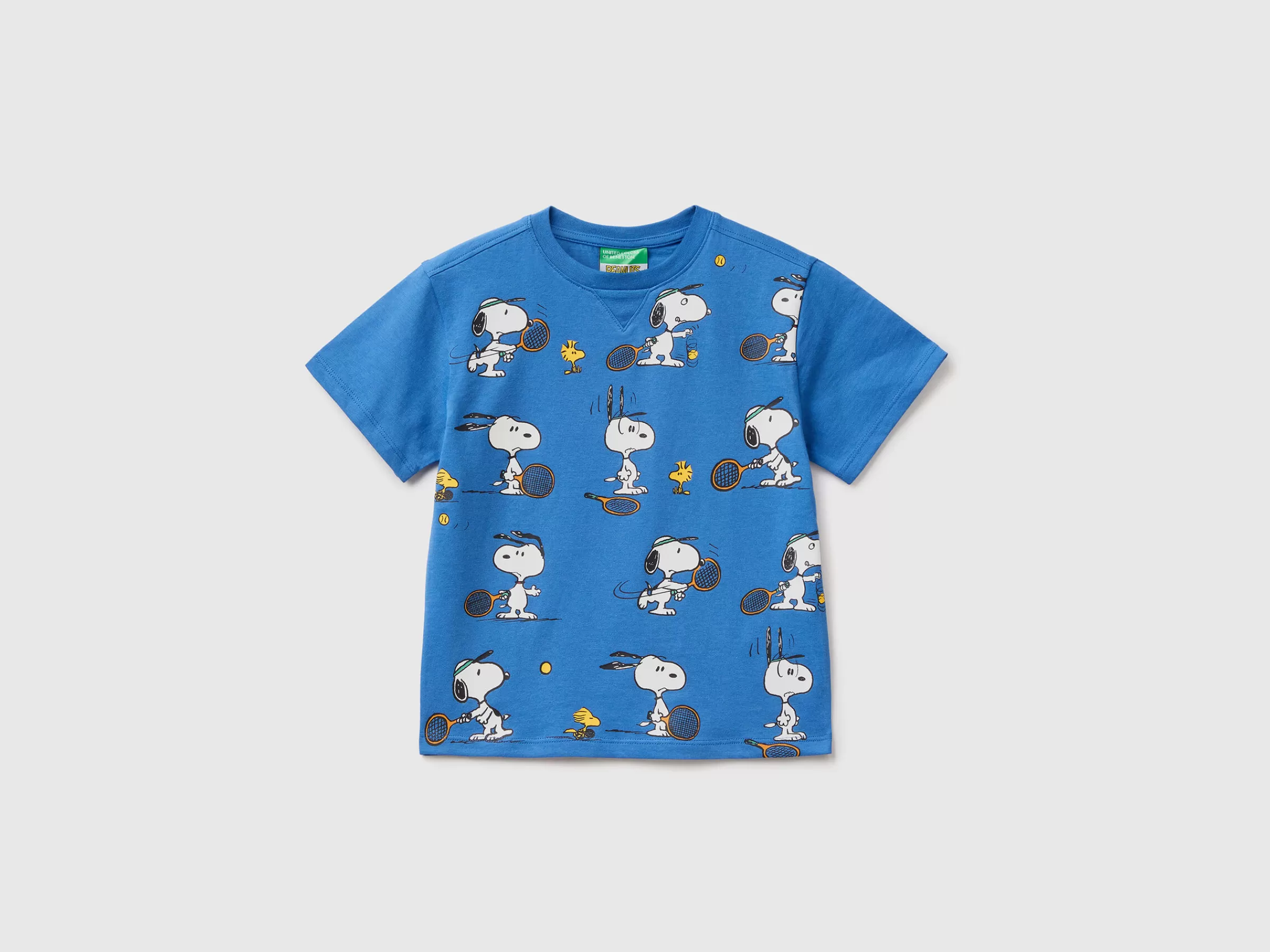 T-Shirt Peanuts De Manga Curta^Benetton Fashion