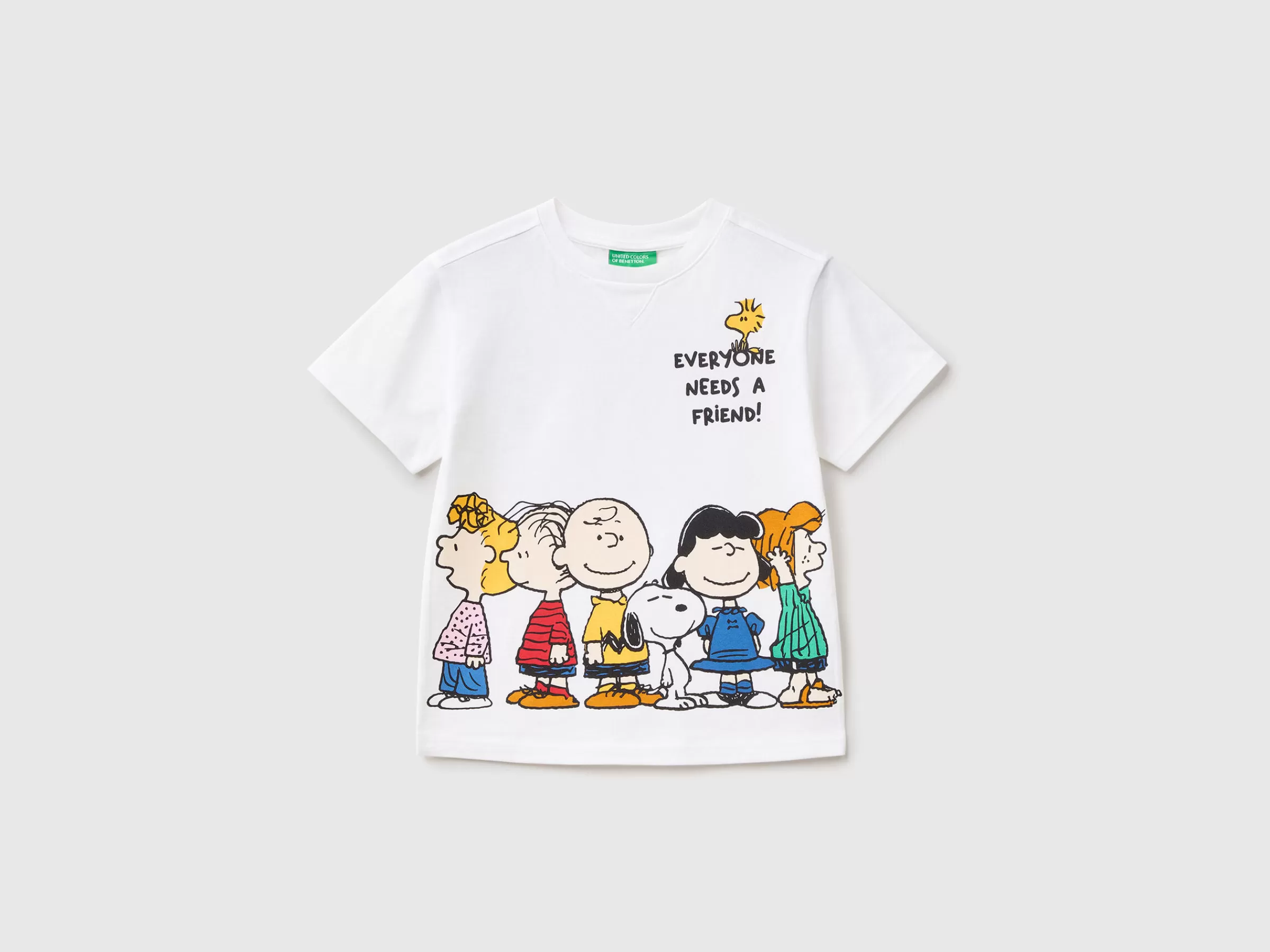 T-Shirt Peanuts De Manga Curta^Benetton Best Sale