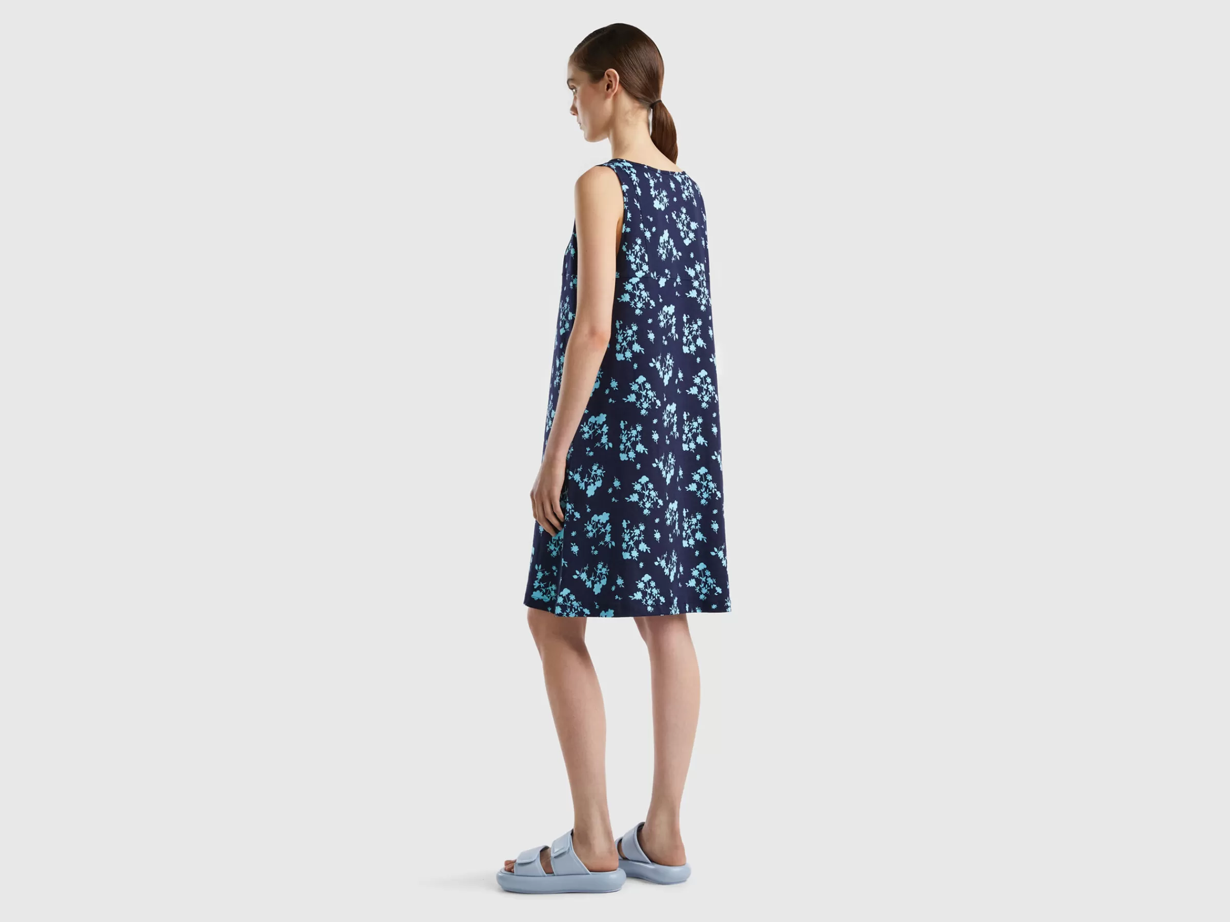 Vestido As Flores Sem Mangas^Benetton Best Sale