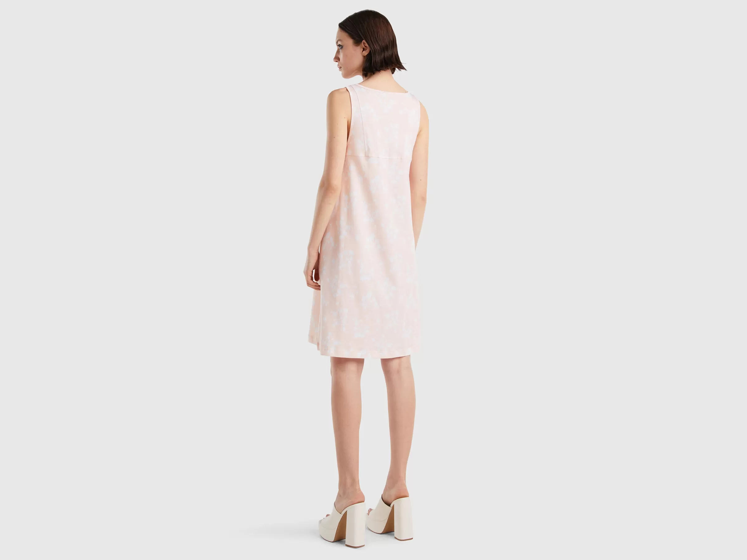 Vestido As Flores Sem Mangas^Benetton Best